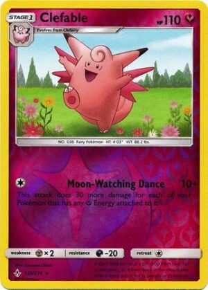 Clefable - 133/214 - Reverse