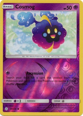 Cosmog  – 99/236 – Reverse