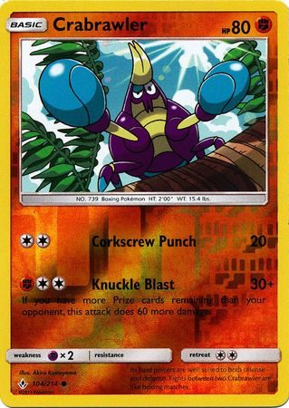 Crabrawler – 104/214 – Reverse