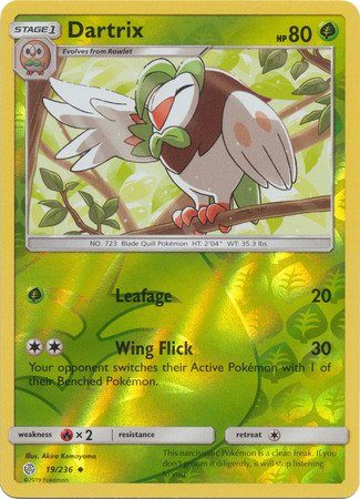 Dartrix  – 19/236 – Reverse