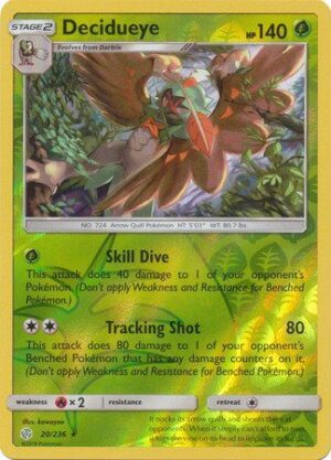 Decidueye  - 20/236 - Reverse