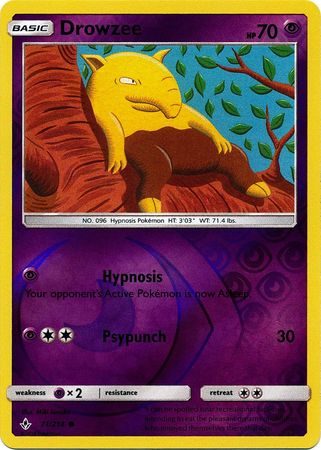 Drowzee - 71/214 - Reverse