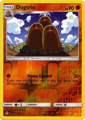Dugtrio - 86/214 - Reverse