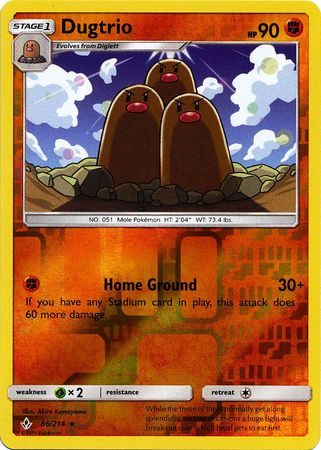 Dugtrio - 86/214 - Reverse