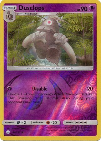 Dusclops – 84/236 – Reverse