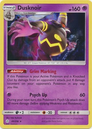Dusknoir  - 85/236 (Holo)