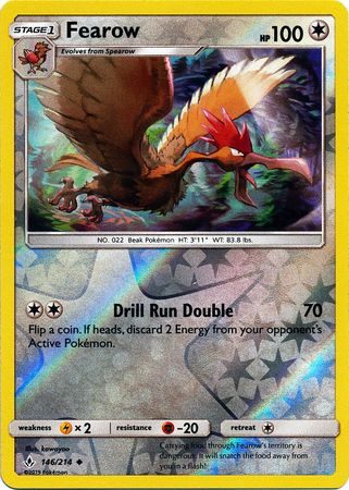 Fearow - 146/214 - Reverse
