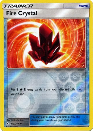 Fire Crystal - 173/214 - Reverse