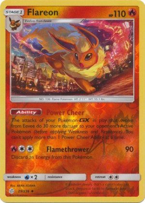 Flareon  - 25/236 - Reverse