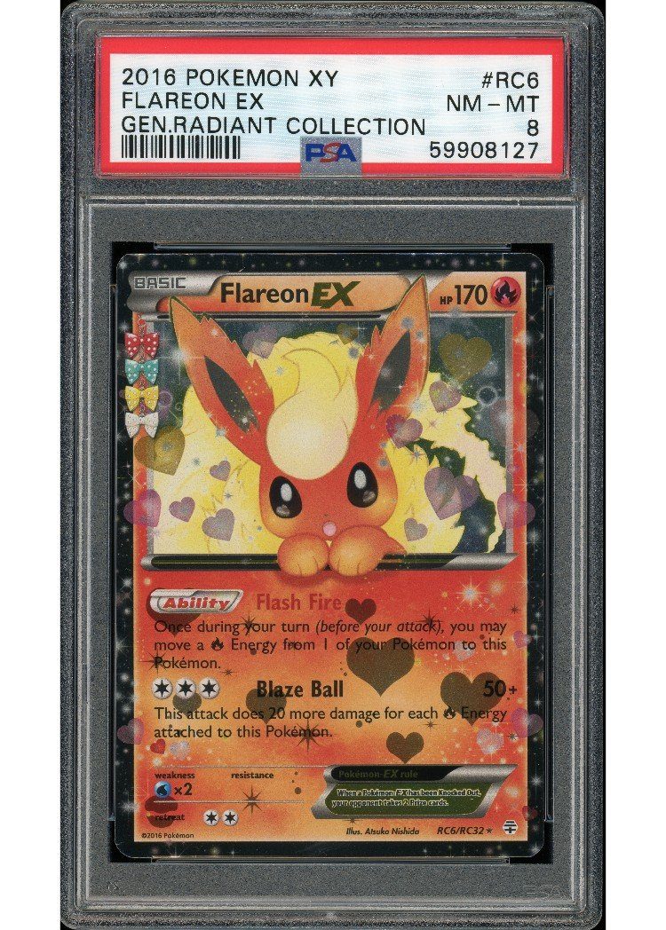 Flareon EX RC6/RC32 PSA 8