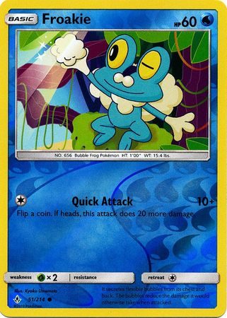 Froakie – 51/214 – Reverse