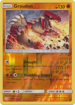 Groudon  - 113/236 - Reverse