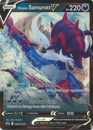 Hisuian Samurott V - Hisuian Samurott V SWSH239 - Pokemon Sword & Shield Promo kort