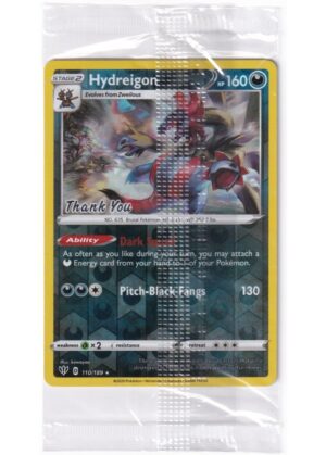Hydreigon - 110/189 - Reverse - Thank Yoy Stamp - Sealed