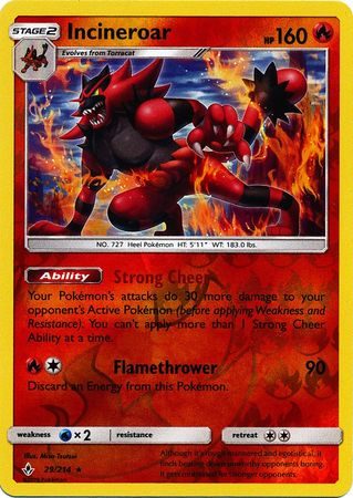 Incineroar - 29/214 - Reverse
