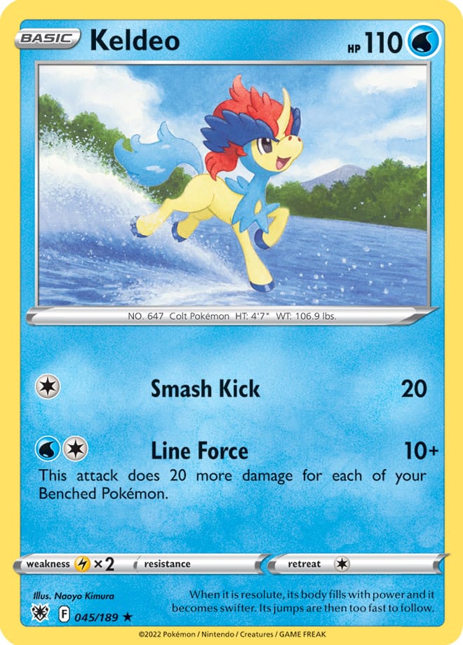 Keldeo - 045/189 - Non Holo