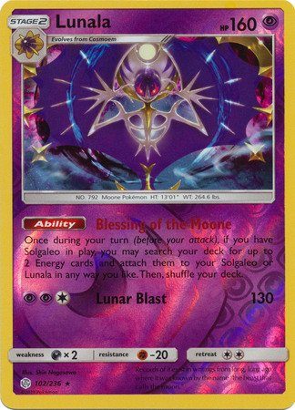 Lunala  - 102/236 - Reverse