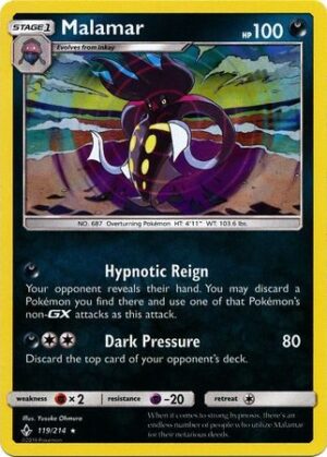Malamar - 119/214 (Holo)