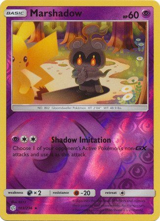 Marshadow  - 103/236 - Reverse