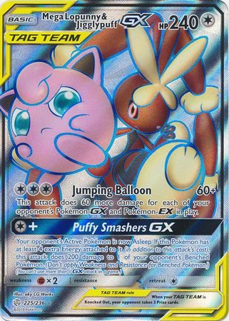 Mega Lopunny & Jigglypuff-GX - 225/236