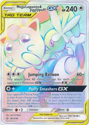 Mega Lopunny & Jigglypuff-GX - 261/236