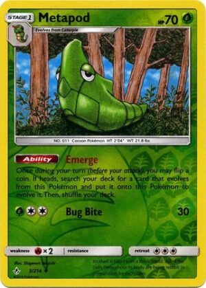 Metapod - 3/214 - Reverse