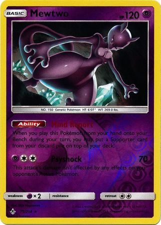 Mewtwo - 75/214 - Reverse