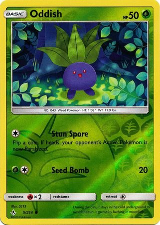 Oddish - 5/214 - Reverse