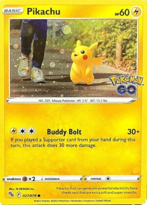 Pikachu - 027/078 - Cosmos Holo