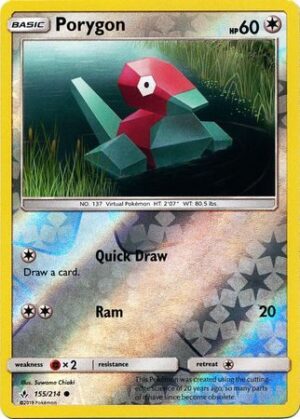 Porygon - 155/214 - Reverse