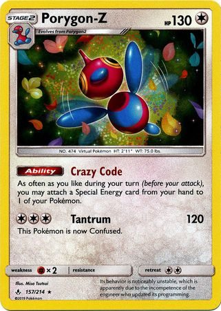 Porygon-Z – 157/214 (Holo)