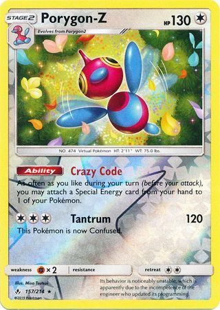 Porygon-Z – 157/214 – Reverse