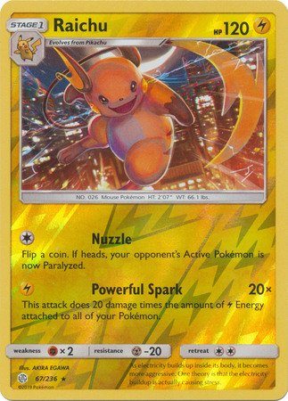 Raichu – 67/236 – Reverse