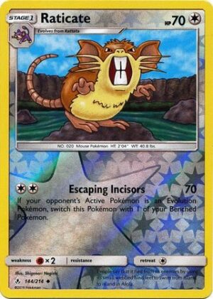 Raticate - 144/214 - Reverse