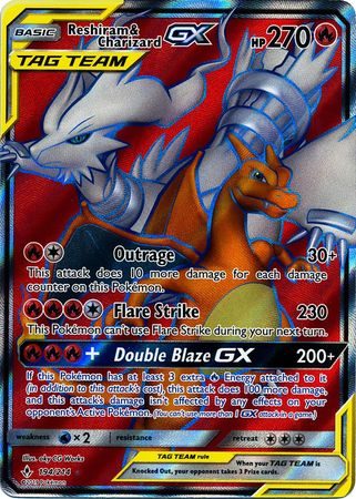 Reshiram & Charizard-GX - 194/214