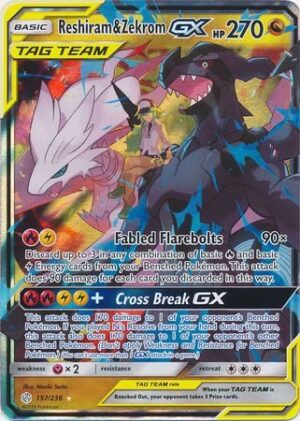 Reshiram & Zekrom-GX  - 157/236