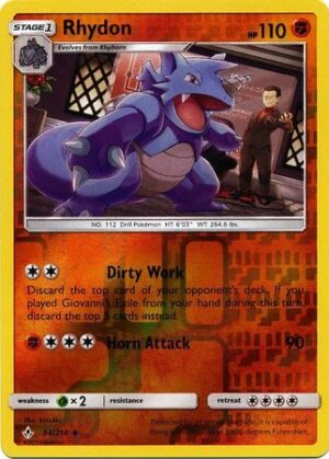 Rhydon - 94/214 - Reverse