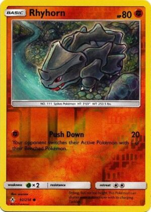 Rhyhorn - 92/214 - Reverse