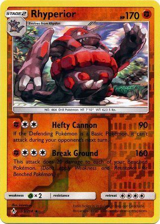 Rhyperior - 95/214 - Reverse