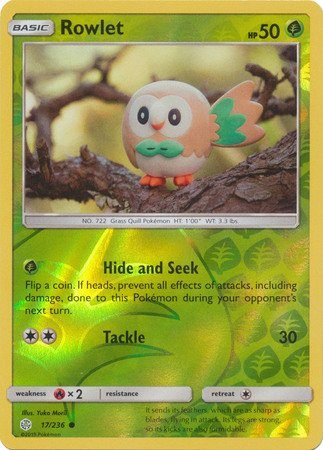 Rowlet  – 17/236 – Reverse