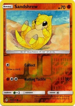 Sandshrew - 83/214 - Reverse