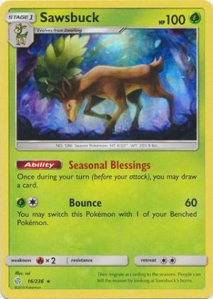 Sawsbuck  - 16/236 (Holo)