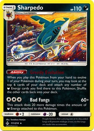 Sharpedo – 111/214