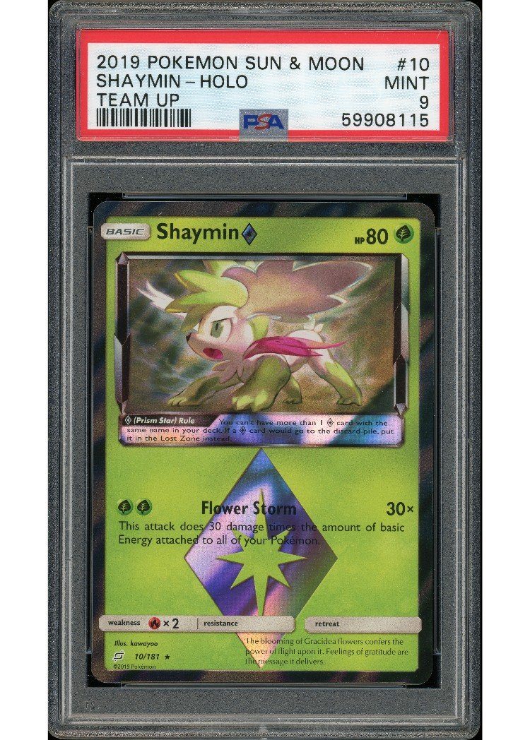 Shaymin Prism Star 10/181 PSA 9