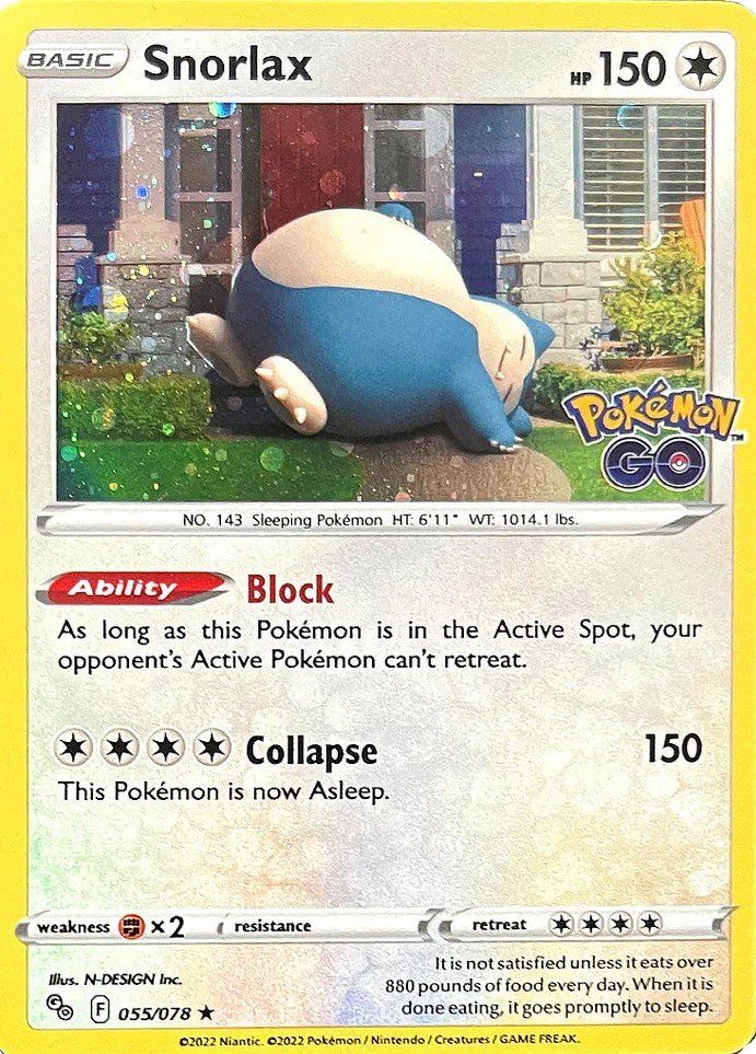 Snorlax 055/078 - Cosmos Holo