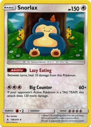 Snorlax - 158/214 (Holo)