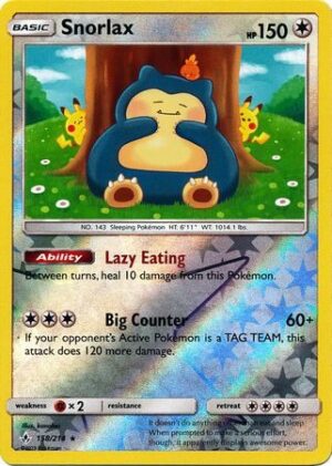 Snorlax - 158/214 - Reverse