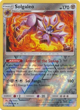 Solgaleo  - 142/236 - Reverse