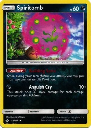 Spiritomb - 112/214 - Reverse