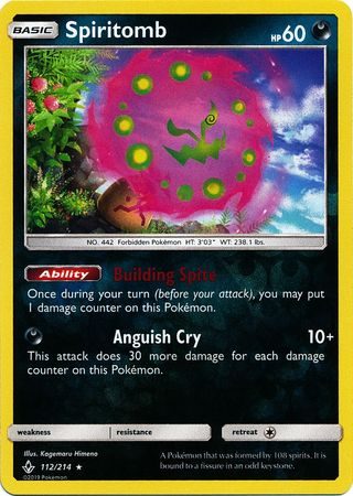 Spiritomb - 112/214 - Reverse